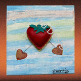 Hand painted Heart Gift idea