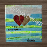 Geschenkidee mit handbemaltem Herz