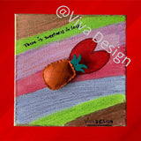 Valentine printable Art Gift idea Hand painted Heart Design